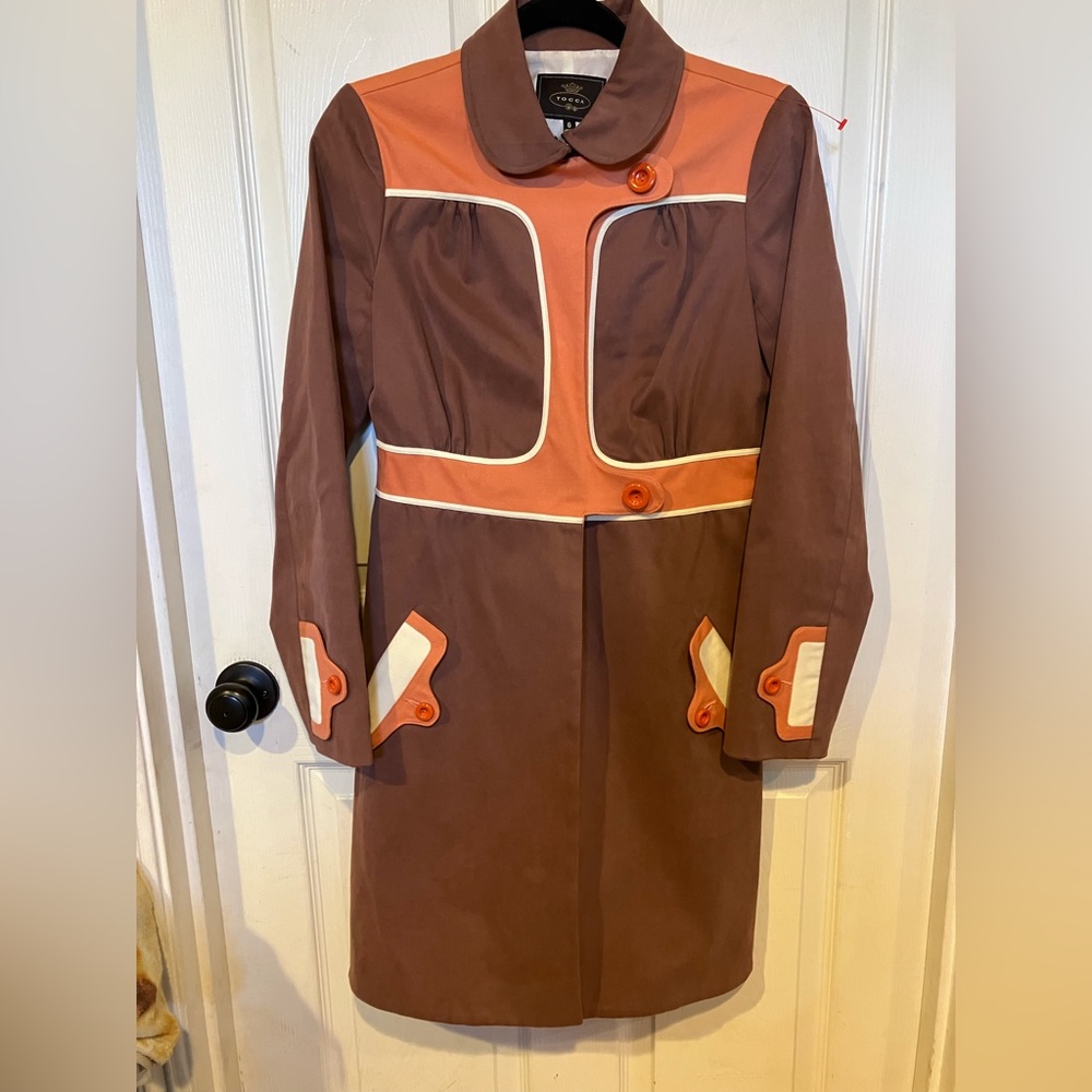 Tocca Mod Vintage Collared Longline Coat - image 7